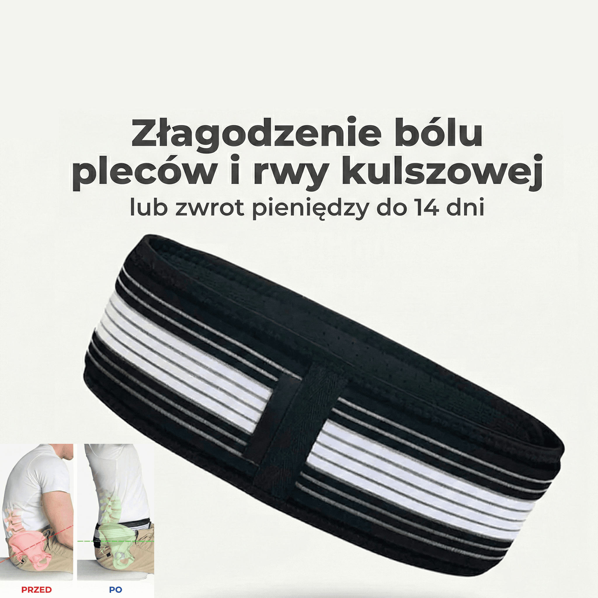 Pas OrteviaPro - koniec z bólem pleców